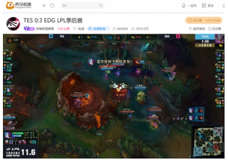 又一个三比零，团战碾压EDG大胜TES杀入胜者组