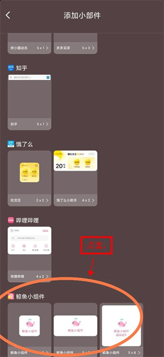 鲸鱼小组件app