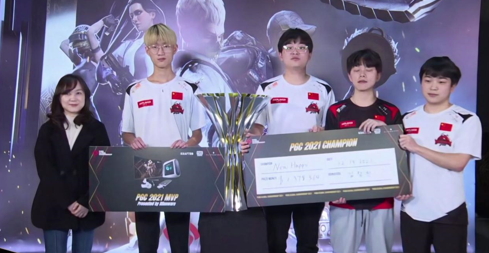 长风破浪会有时,直挂云帆济沧海!恭喜NH战队荣获PGC2021总冠军!