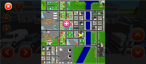 紧急城市救护车模拟器