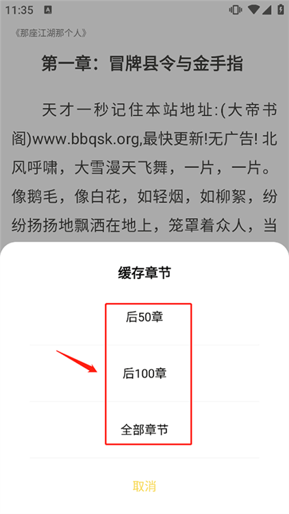 怎么缓存小说配图3