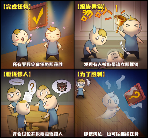 《推理学院》全新玩法狼出没上线！类太空狼玩法抢先知道