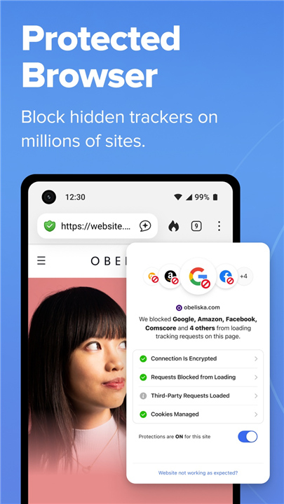 DuckDuckGo浏览器截图