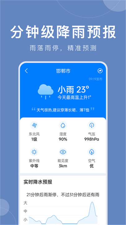 准时天气预报官方版截图